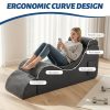 product-fancy-20a91ddf-6a28-46ec-8d1e-46ba4708c7fd Yoga Chair Lounge for Adult, Ergonomic Chaise Lounge Chair with Side Pocket, Headrest, Waist Pad, Ottoman, Perfect for Stretching, Massage, And Relaxation, Used In Living Room, Bedroom, Lazy Sofa, Gaming Sofa