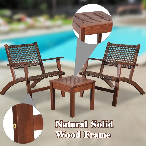 product-fancy-21ddfe49-17fe-4385-8952-d2c791797487 3pcs Outdoor Patio Rattan Furniture Set Solid Wood Frame Chair Coffee Table