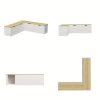 product-fancy-2210d8be-cd07-4b47-b219-f19cc62da45b Modern Multi Functional Corner Shoe Changing Stool With Flip Storage Cabinet, Shoe Cabinet For Bedroom, Hallway & Enterway, White And Natural