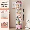 product-fancy-22b34d39-0dff-4812-b38d-a86781f8ee9a Four-Layer Transparent Large-Capacity Plastic Storage Bucket, Plush Zoo Animal House, High-Profile Transparent Storage Bucket, Keeps Animal Tidy, Suitable for Dollhouse Bedroom And Living Room Decor, Perfect Gift for Mother's Day