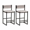 product-fancy-2397cf79-b1b1-4bac-b163-2b2e8b555227 Set Of 2 Modern Oriental Style Bar Stools, Velvet Upholstered Counter Height Chairs with Backrest & Footrest, Golden Metal Frame Kitchen Island Dining Stools, Multi-Color & Multi-Finish New Asian Aesthetic