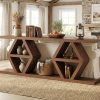product-fancy-23996f0c-f662-4e68-b966-a7b82724d669 3 Tier Farmhouse Console Table for Entryway, Wooden Sofa Table Behind Couch with Storage Shelves, 39.4 Inch Narrow Rectangular Hallway Table, Rustic Foyer Table for Living Room Decor, Walnut End