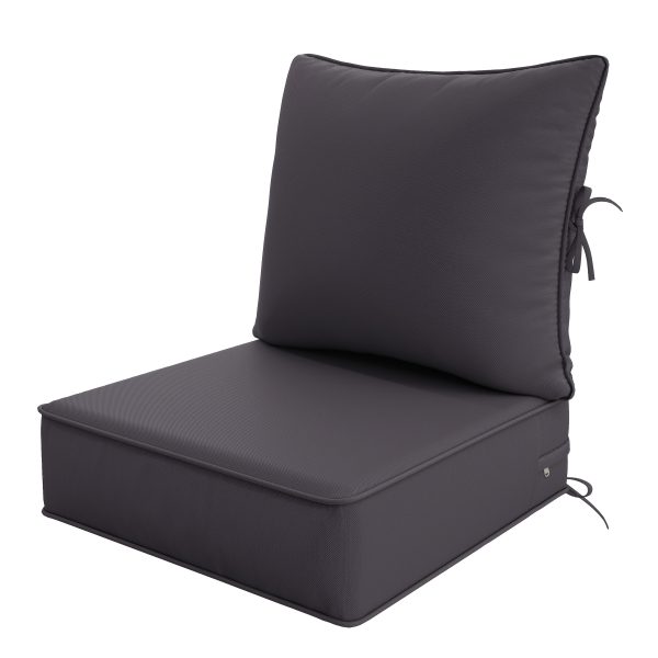 product-fancy-23d4b906-e569-4424-b3d1-1fdffe0e33ca Outdoor Cushion Set of 1pc/2pcs/4pcs/6pcs - Thick 35D High-Density Foam Cushions Measuring 24*24*6.5 Inches, Featuring Quick Rebound, High Durability, And Easy Cleaning, Suitable for Outdoor Furniture Like Sofas And Patio Chairs