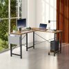product-fancy-2703678e-f353-41aa-97c3-378d772424bc Efficient, Stable and Space Saving - 2 Pack Reversible L-Shaped Computer Desk - Corner Gaming Table and PC Laptop Workstation with Handy Storage Bag