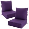 product-fancy-27c70fc4-fd5d-4e79-b767-376d20b8d35f Outdoor Cushion Set of 1pc/2pcs/4pcs/6pcs - Thick 35D High-Density Foam Cushions Measuring 24*24*6.5 Inches, Featuring Quick Rebound, High Durability, And Easy Cleaning, Suitable for Outdoor Furniture Like Sofas And Patio Chairs