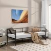 product-fancy-27db25b4-f61d-44a3-897b-8c959bf18bf8 Dual-Use Twin Metal Daybed Frame - Space-Saving Sofa Bed for Living Room & Bedroom