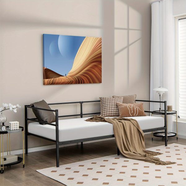 product-fancy-27db25b4-f61d-44a3-897b-8c959bf18bf8 Dual-Use Twin Metal Daybed Frame - Space-Saving Sofa Bed for Living Room & Bedroom