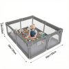 product-fancy-27f80300-fc5f-45f3-b0e2-113ffc0bd64a Baby Playpen 50X50 Inch, Play Pens for Babies And Toddlers Baby Fence Baby Play Yards for Indoor & Outdoor with Breathable Mesh Anti-Fall Playpen