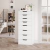 product-fancy-2881fa64-d202-433d-a118-c14c6849d253 8 Drawer File Cabinet | Wood Filing Cabinet Under Desk, Vertical Small Filing Cabinet Fits Letter, Legal, A4 Size, Contemporary Hardwood, Floor Mount, Assembled, For Home Office