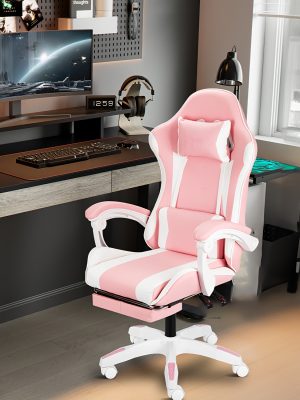 Gaming Chair, Adult Gamer Chair Ergonomic Computer Chair for Teens, Racing Style PC Office Chair with Lumbar Support