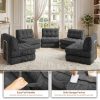 product-fancy-28e87489-525f-45a8-87cf-46309059526d Cloud-Like Chenille Sofa, 300Cm/118.1" Long, 174Cm/68.5" Wide, 84Cm/33" High, 1400Lbs Load Capacity, Ultra Soft & Durable, Pet Friendly, Easy Clean, with Side Storage Pocket & Easy Pull Handle Luxury Lounge Couch for Living Room