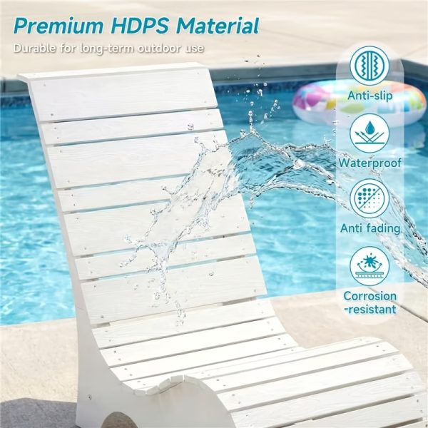 product-fancy-29b64a63-e2bc-4790-ac8d-c9f84a40f472 HDPS Pool Lounge Chairs Outdoor Set Of 2, All Weather Chaise Chairs Up to 7 Inches Of Water, Lounge Chair Outdoor, Fade-Resistant Pool Lounger for Deck, Beach, Yard