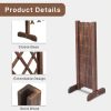 product-fancy-29cc3082-a8dc-4cfd-8311-e32b4cdfda6b 1/2pieces Wood Fence Panel Retractable Privacy Screen | Expandable Farmhouse Garden Trellis, Adjustable Height & Width, Sturdy Wood for Yard/Patio/Balcony, Weatherproof, Easy Assembly, Decorative Privacy Barrier, Plant Support, Pet Gate