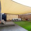 Outdoor Privacy Shade Canopy Compatible for, Garden, - Heavy-Density Awning with Reinforced Corners & Fabric Cover, Assembly, Shade