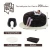 product-fancy-2b58431a-1b3f-4396-b31d-9ea917ba7be4 Enormous 6' Memory Foam Furniture Bean Bag (3 Gifts: U-Shaped Pillow, Blanket Pillow, 6-Foot Rug) - Big Sofa with Soft Microfiber Cover