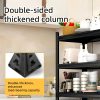 product-fancy-2cbff79f-460f-4dfe-be83-f5590f2661a8 5-Tier Heavy-Duty Adjustable Kitchen Storage Shelf with Modular Shelving System & -Standing Suitable for Kitchen Organizers, Garage Tools, Microwave Stand, Baker's Rack, Utility Shelves - Assembly, Space-Saving Unit