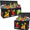 product-fancy-2d015372-f9c2-446e-8add-ec94aa76d5fc Extra Large Box, Collapsible Sturdy Storage Organizer With Lids, Dinosaur Box For 14+ Boys Girls, Chest Bin Baskets For Living Room, Playroom, Bedroom, Nursery, Black