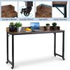 product-fancy-2e67d026-064b-4860-9c5a-759203790d78 Mobile Bed Desk with 360° Wheels, Queen Size, Standing Workstation for Laptops, Overbed Table with Sturdy Metal Legs, Dining Table And Computer Desk