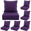 product-fancy-2e70749c-2ed5-4219-aa96-a10d1dcbb370 Outdoor Cushion Set of 1pc/2pcs/4pcs/6pcs - Thick 35D High-Density Foam Cushions Measuring 24*24*6.5 Inches, Featuring Quick Rebound, High Durability, And Easy Cleaning, Suitable for Outdoor Furniture Like Sofas And Patio Chairs