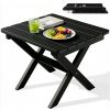 product-fancy-3052125a-2190-487a-84fe-12f61bab25fa Collapsible Outdoor Side Table, Durable HDPE Adirondack Table, Convenient Portable End Table, Resistant to Weather for Camping, RV, Poolside, Garden, Suitable for Indoor And Outdoor Use