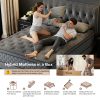 product-fancy-31930a17-badf-411c-9d19-990698a76a7c 12/14 Inch Mattress (Full, Queen, King) - Premium High-Quality Firm Mattress for Deep Sleep with Extra Lumbar Support. Memory Foam Hybrid with Luxury Euro Top, Individually Wrapped Pocket Springs And Motion Isolation.