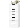 product-fancy-31c46052-dff4-4a2e-b147-434738cd31e6 8 Drawer File Cabinet | Wood Filing Cabinet Under Desk, Vertical Small Filing Cabinet Fits Letter, Legal, A4 Size, Contemporary Hardwood, Floor Mount, Assembled, For Home Office