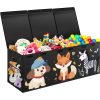 product-fancy-32274b7c-cb7f-4719-a21e-22855e3f0c29 Extra Large Box, Collapsible Sturdy Storage Organizer With Lids, Dinosaur Box For 14+ Boys Girls, Chest Bin Baskets For Living Room, Playroom, Bedroom, Nursery, Black