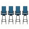 product-fancy-3239f12b-db9d-43e4-b072-6226d3c34ba0 Outdoor High-Back Rotating Dining Chair (2pcs Set/ 4pcs Set, All-Weather 360° Rotating High-Backed Outdoor Patio Dining Chair, Forged Carbon Steel Fabric Patio Chair Set, Suitable for Patios, Lawns And Gardens (Blue/Black/Brown/Grey))