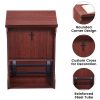 product-fancy-327c5d67-8fa7-4fc2-ab42-9eca6e79fac1 Traditional Wooden Kneeling Prayer Stool with Padded Bench And Bible Stand-36-Inch Church-Style Prayer Station, Suitable for Homes, Small Chapels, And Religious Worship. Prayer Stool Kneeling Pad, for Home Wooden Kneeling Pad, Church Kneeling Stool