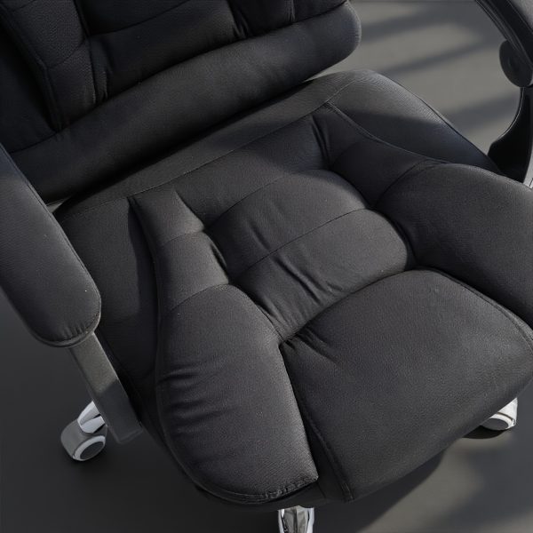 product-fancy-337743ec-e1d6-4b95-b184-560ad27b1dac This Ergonomic Office Chair Features A Footrest And Lumbar Support, A Reclining And Adjustable Backrest, Is Suitable for High-intensity Use, And Can Rotate 360°. It Is An Ideal Choice for Home Or Office Use. Available In Linen (black/grey/beige).