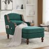 product-fancy-358a7c3e-51db-4286-b9c6-242f83552455 Large Indoor Chaise Lounge, Fabric Single Sofa Bed Featuring a Spacious Seat, Upholstered Relaxing Armchair, Reading Couch Collection for Living Room And Bedroom