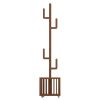 product-fancy-35d9c9f8-402e-4816-b679-85ab69e682e2 Solid Wood Coat Rack Stand Hanging Clothes Rack with Storage Basket Storage Function Home Decor Free Shipping