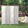 product-fancy-3752ebef-bdf1-407d-9db2-aff7e90a2498 4/6 Panels Room Divider Screen - 360° Adjustable Folding Panels, 91" Handcrafted Decorative Wooden Room Divider Screen, Freestanding Divider for Room Separation, Bedroom, Living Room & Patio, White/Brown