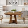 product-fancy-3a321e5c-3666-4940-a685-23655e02c8c4 47 Inch Farmhouse Dining Table, Rustic Round Dinner Table for 4, Ideal for Home Dining Room And Living Room, Offering A Countrified Touch to Your Decor