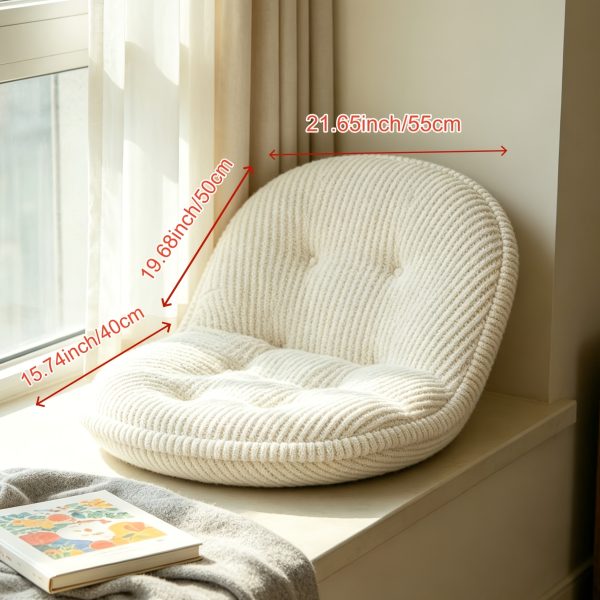product-fancy-3af71a85-e991-4150-a25b-d73493e481db Comfortable Breathable for Home (Pouf/Ottoman), Off-White 3D Weaving, for Living Room, Bay Window & Bedroom, Fits Lazy Sofa & Floor, Soft Body Fit & Stable Support, Perfect for Meditation, Rest & Daily Storage, Soft Cushion