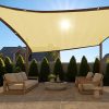 Outdoor Privacy Shade Canopy Compatible for, Garden, - Heavy-Density Awning with Reinforced Corners & Fabric Cover, Assembly, Shade