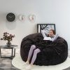 product-fancy-3b603714-805f-4ec4-8dbc-94c039979d55 Enormous 6' Memory Foam Furniture Bean Bag (3 Gifts: U-Shaped Pillow, Blanket Pillow, 6-Foot Rug) - Big Sofa with Soft Microfiber Cover
