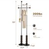 product-fancy-3bbabed9-e6f9-433d-beaf-4b6146670a2c Metal Freestanding Coat Rack with Stainless Steel Double Rods & Marble Base, Hanging Clothes Rack for Entryway, Hallway, Bedroom, Living Room, Hallway Organizer, Entryway Storage, Contemporary Furniture, Modern Coat Hanger, Durable Construction, Highquality Materials, Freestanding Hanger, Versatile Organizer, Apartment Living, Interior Decorators