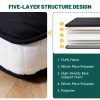product-fancy-3c71a76a-50cb-446d-abd6-80093cd06d3c LILYPELLE Japanese Futon Mattress, Folding Sleeping Pad Futon, Portable Camping Mattress With Storage Bag, Black