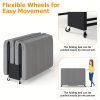 Folding Bed with Mattress, Twin Foldable Guest Bed for Adults, Roll Away Bed, Portable Bed with Memory Foam Mattress & Sturdy Metal Frame for Bedroom, Office, Apartments, Space-Saving Design for Easy Storage, 77" X 38"