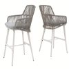 product-fancy-3deb43a2-0e9d-4d97-b1a2-1dfb3f6d85f1 Set of 2 Modern Metal Bar Stools for Outdoor Use, Ideal for Poolside, Garden, Or Deck