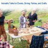 product-fancy-40777107-190c-4a10-8b54-f2aeec4ff579 6FT Folding Table, 6 Foot Folding Table Heavy Duty, Portable Plastic Folding Table with Handle, Fold in Half Table for Indoor Outdoor Use, Fold Up Table for Camping Dining Party Picnic Events