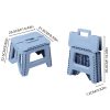 product-fancy-40a6a75f-76dd-4f87-8992-cd830c35892e Heavy-Duty Thickened Portable Folding Stool with Handle - 1 Pack Square Plastic Collapsible Stool for Indoor, Gatherings, Picnic, Fishing | Durable PP, Adult-Supporting up to 330lbs, No Electricity or Batteries Needed