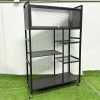 product-fancy-40fcdb54-772e-4175-9e1d-671735a199f6 Office Storage And Organization Cart, 1pc Movable Storage Rack, Adjustable Kitchen Shelf with Wire Baskets, Kitchen Organizer And Storage, Metal Shelf Rack with Wheels, Suitable for Garage