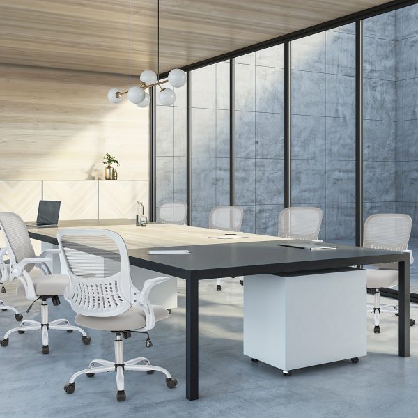 product-fancy-414b15a9-68ad-4429-b28c-8b6a60228f47 Ergonomic Office Desk Computer Chair - High Back Comfy Swivel - Home Gaming Mesh Chairs With Wheels - 144° Tilt For Study - Adjustable Headrest - Comfortable Lumbar Support - Flip-up Arms