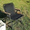 product-fancy-41fbd41b-9342-4b30-a802-70c66656076b Patio Rocking Chair Outdoor Patio Folding Chair, Padded Foldable Camping Chair with Wooden Armrest, Lightweight Portable Lawn Chair for Backyard, Deck, Garden And Balcony