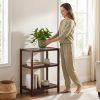 product-fancy-42222ac6-5b26-418d-aee3-ab1fc248edfb Ladder Shelf, 3-Tier Shelf Stand, Display with Wide Storage Display Stand, Multifunction Standing Organizer Shelf for Home Office And Kitchen