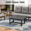 product-fancy-42602310-b828-4d50-880f-5f0253633e58 Outdoor Patio Furniture Set, 7pcs HDPE All Weather Free Combination Outdoor Furniture, Patio Conversation Sets W/ Sponge Cushions for Patio, Gaden, Yard Lawn Poolside