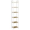product-fancy-427d5393-1bad-4900-9f48-fbaa4bab2536 Industrial 6-Tier Heavy-Duty Steel Bookcase Shelf - Tall Narrow Vertical Storage Unit with Adjustable Shelves, Freestanding Space-Saving Bookshelf Suitable for Home Office,, Bedroom - Assembly, Modern Industrial