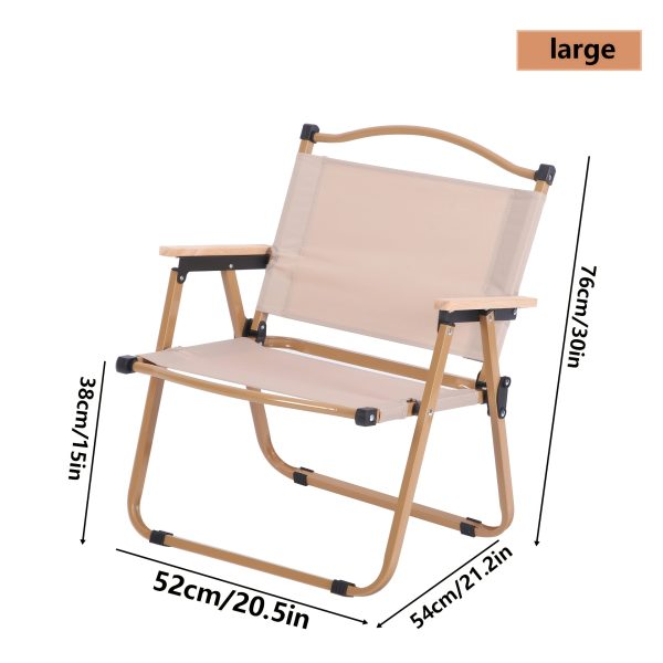 product-fancy-431a00e2-dc44-4547-9f1b-459ee456fae3 Kermit Chair - Thickened Steel Pipe, Anti-Slip Mat at The Bottom for Stability, 600D Oxford Cloth for Sturdiness And Wear Resistance, Foldable for Easy Carrying, Very Suitable for Camping, Tailgate Parties, Bonfires, Terraces